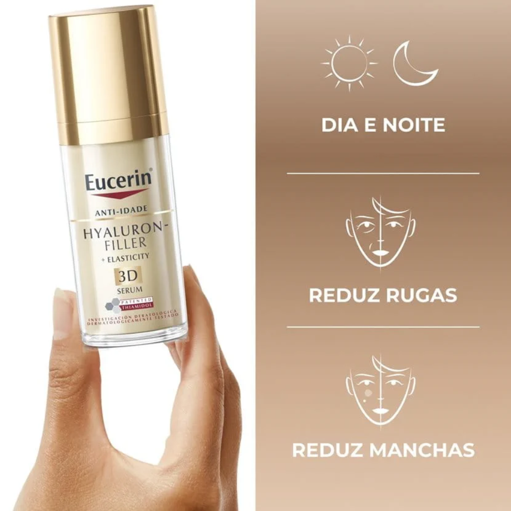 Eucerin Hyaluron-Filler + Elasticity 3D Sérum Antissinais