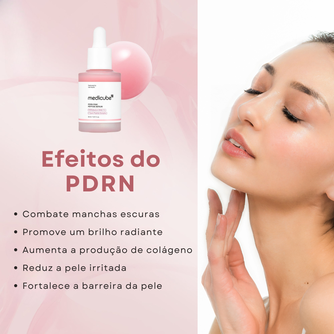 Suero PDRN con péptidos rosas