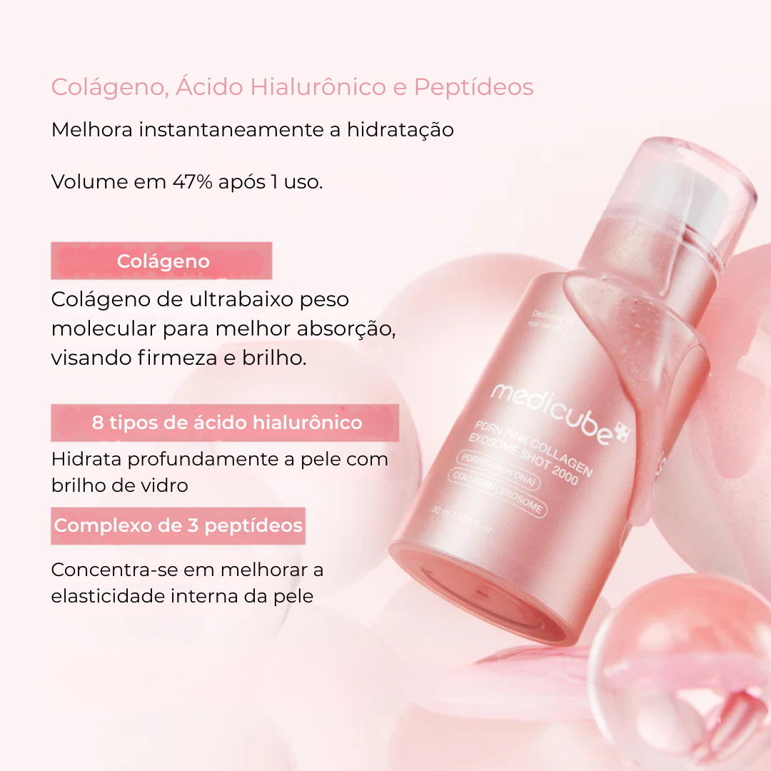 Sérum rosa de colágeno PDRN – Luminosidad y elasticidad