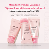 Mascarilla nocturna rosa con cafeína de PDRN: hidratación y firmeza