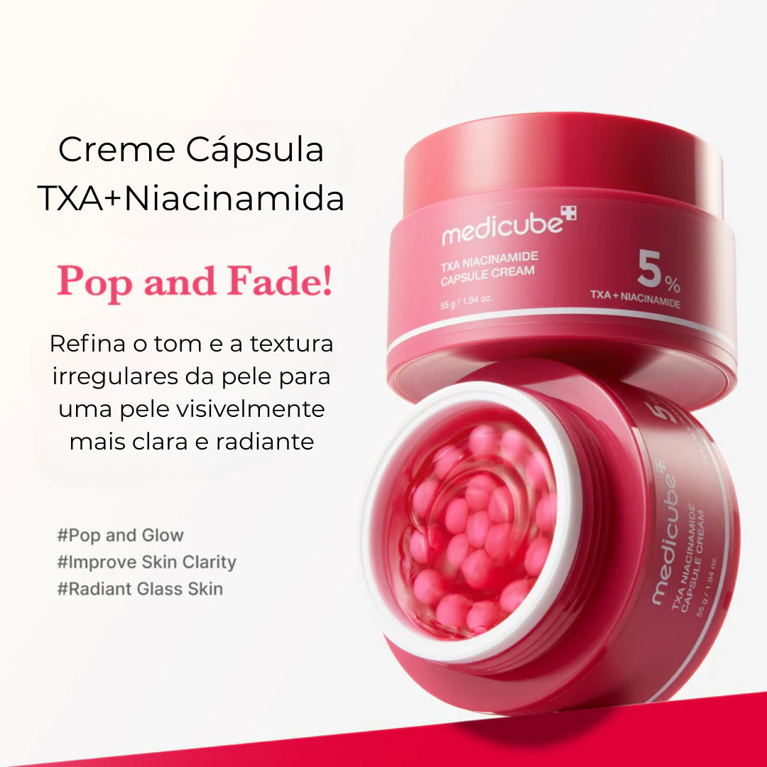 Crema en cápsulas con TXA + Niacinamida: ilumina e hidrata