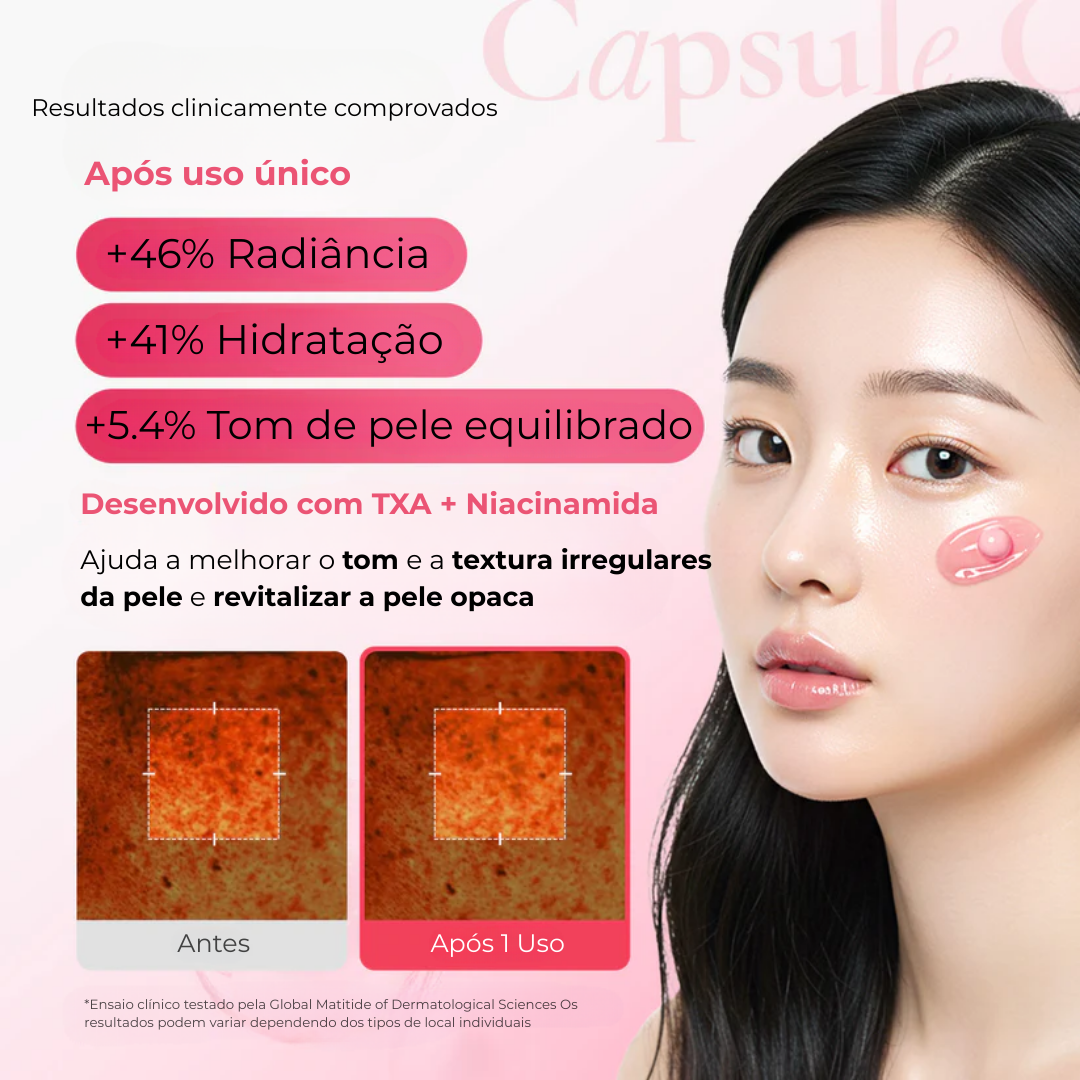 Crema en cápsulas con TXA + Niacinamida: ilumina e hidrata