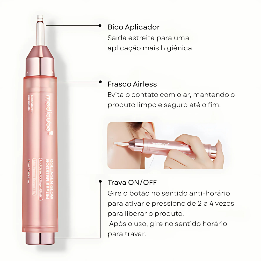 Sérum com colágeno para pele firme e luminosa

