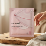 Mascarilla facial de colágeno rosa con PDRN | Kit con 4
