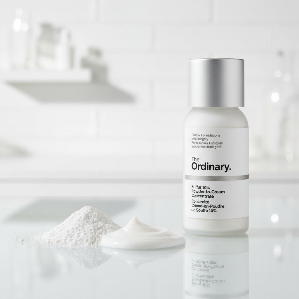 The Ordinary Sulfur 10% Powder-to-Cream Concentrate Tratamento Antiacne com Enxofre